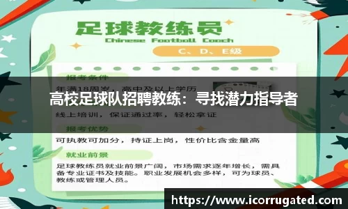 高校足球队招聘教练：寻找潜力指导者